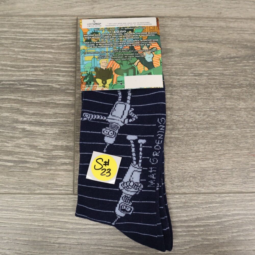 Loot Crate Wear X5 Pairs Animated TV Mix and Match Adult Non-Slip Socks - Picture 4 of 12